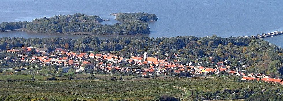 Novomlýnské nádrže z výšky
